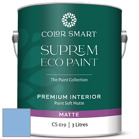COLOR SMART CS 619 SUPREM ECO PAINT матовая краска цвет 816 Aqua Marina