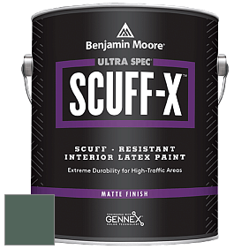 Benjamin Moore 484 Ultra Spec SCUFF-X Interior Matte Finish краска цвет 693 Under the Sea