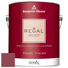 Benjamin Moore 550 Regal Select Waterborne Interior Pearl Finish краска цвет 2081-10 Burnt Peanut Red