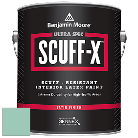 Benjamin Moore 486 Ultra Spec SCUFF-X Interior Satin Finish краска цвет 620 Key Largo Green