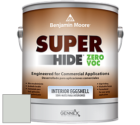 Benjamin Moore 357 Super Hide Zero Voc Interior Eggshell краска цвет 864 Oystershell