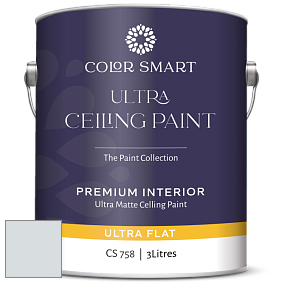 COLOR SMART CS 758 ULTRA CEILING PAINT ультраматовая краска цвет 875 Blue Veil