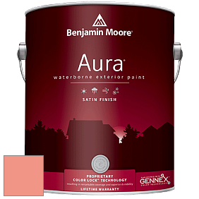 Benjamin Moore Aura 631 Waterborne Exterior Satin Finish краска цвет 2013-40 Dusk Pink