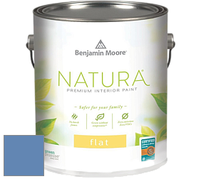 Benjamin Moore 512 Natura Interior Flat Finish матовая краска цвет NCS S 3040-R80B 