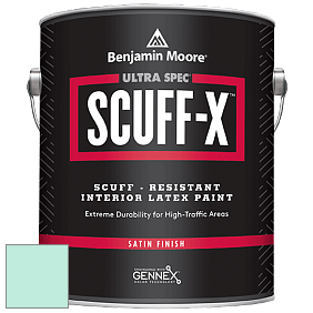 Benjamin Moore 486 Ultra Spec SCUFF-X Interior Satin Finish краска цвет 2042-60 Florida Aqua