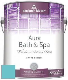 Benjamin Moore Aura 532 Bath & Spa Waterborne Interior Paint Matte Finish краска цвет 759 Madison Avenue