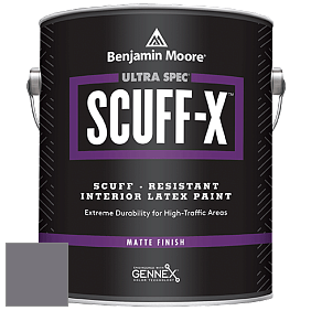 Benjamin Moore 484 Ultra Spec SCUFF-X Interior Matte Finish краска цвет NCS S 6005-R50B 
