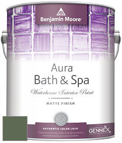 Benjamin Moore Aura 532 Bath & Spa Waterborne Interior Paint Matte Finish краска цвет HC-121 BM HC-121