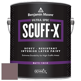 Benjamin Moore 484 Ultra Spec SCUFF-X Interior Matte Finish краска цвет 1252 Mink Violet