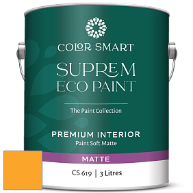 COLOR SMART CS 619 SUPREM ECO PAINT матовая краска цвет 2018-30 Citrus Blast