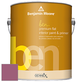 Benjamin Moore Ben W625 Premium Interior Latex Flat краска цвет 1356 Fashion Rose