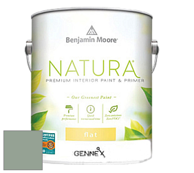 Benjamin Moore 514 Natura Interior Semi-Gloss Finish краска цвет 698 Grenadier Pond