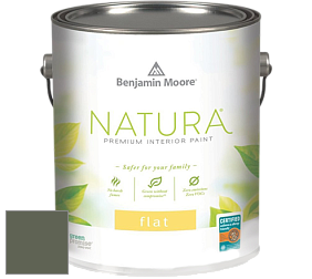 Benjamin Moore 512 Natura Interior Flat Finish матовая краска цвет 469 Backwoods