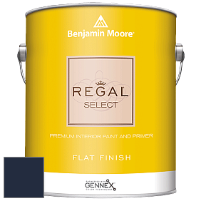 Benjamin Moore 547 Regal Select Waterborne Interior Flat Finish краска цвет RAL 5011 