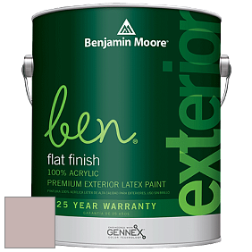 Benjamin Moore Ben 541 Waterborne Exterior Flat Finish краска цвет AF-610 