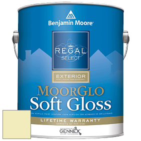 Benjamin Moore W096 Regal Select Exterior Paint-Moor GloSoft Gloss Finish краска цвет 2027-60 Light Daffodil