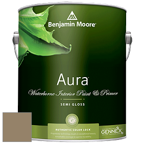 Benjamin Moore Aura 528 Waterborne Interior Semi-gloss Finish краска цвет AF-105 