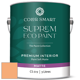 COLOR SMART CS 619 SUPREM ECO PAINT матовая краска цвет 2015-40 Peach Sorbet