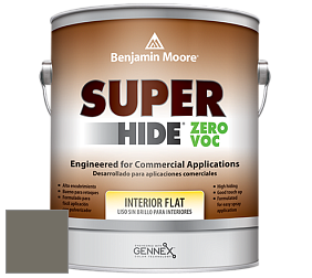 Benjamin Moore 355 Super Hide Zero Voc Interior Flat краска цвет 2139-30 Sharkskin
