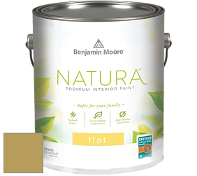 Benjamin Moore 512 Natura Interior Flat Finish матовая краска цвет 384 Turning Leaf