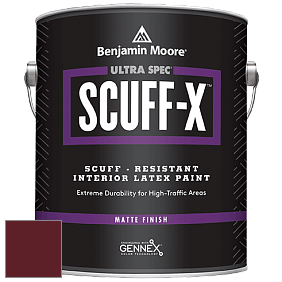 Benjamin Moore 484 Ultra Spec SCUFF-X Interior Matte Finish краска цвет RAL 3005 