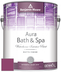 Benjamin Moore Aura 532 Bath & Spa Waterborne Interior Paint Matte Finish краска цвет NCS S 3055-R30B 