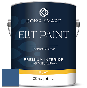 COLOR SMART CS 745 ELIT PAINT глубокоматовая моющаяся краска цвет 812 Blueberry Hill