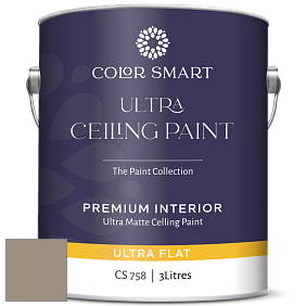 COLOR SMART CS 758 ULTRA CEILING PAINT ультраматовая краска цвет 978 Raccoon Hollow