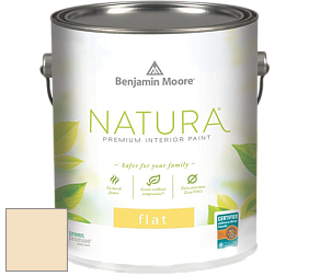 Benjamin Moore 512 Natura Interior Flat Finish матовая краска цвет 923 French Vanilla