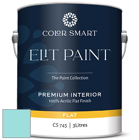 COLOR SMART CS 745 ELIT PAINT глубокоматовая моющаяся краска цвет NCS S 0530-B40G 