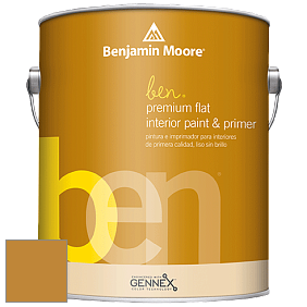 Benjamin Moore Ben W625 Premium Interior Latex Flat краска цвет 2154-10 Yellow Oxide