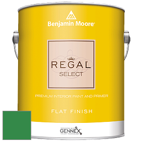 Benjamin Moore 547 Regal Select Waterborne Interior Flat Finish краска цвет 2037-20 Jade Green