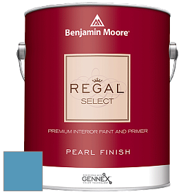 Benjamin Moore 550 Regal Select Waterborne Interior Pearl Finish краска цвет 2061-40 Electric Blue