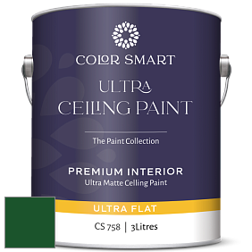 COLOR SMART CS 758 ULTRA CEILING PAINT ультраматовая краска цвет RAL 6035 