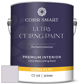 COLOR SMART CS 758 ULTRA CEILING PAINT ультраматовая краска цвет 2116-60 Touch of Gray