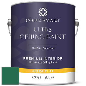 COLOR SMART CS 758 ULTRA CEILING PAINT ультраматовая краска цвет 2044-10 Green