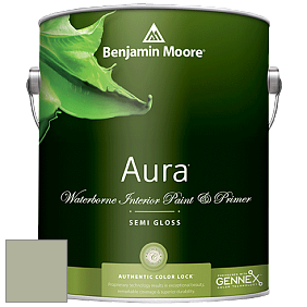 Benjamin Moore Aura 528 Waterborne Interior Semi-gloss Finish краска цвет AF-455 
