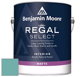 Benjamin Moore 548 IRegal Select Interior Paint - Matte краска цвет 2049-40 Peacock Blue