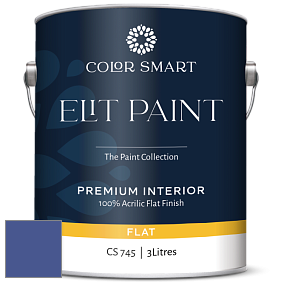 COLOR SMART CS 745 ELIT PAINT глубокоматовая моющаяся краска цвет NCS S 4050-R70B 