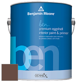 Benjamin Moore Ben W626 Premium Interior Latex Eggshell краска цвет 2098-10 Barrel Brown