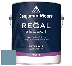 Benjamin Moore 548 IRegal Select Interior Paint - Matte краска цвет 1664 Sea Reflections