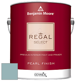 Benjamin Moore 550 Regal Select Waterborne Interior Pearl Finish краска цвет 718 Ocean City Blue