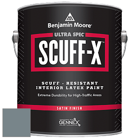 Benjamin Moore 486 Ultra Spec SCUFF-X Interior Satin Finish краска цвет 2131-40 Smokestack Gray