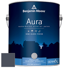 Benjamin Moore Aura 632 Waterborne Exterior Semi-Gloss Finish краска цвет 833 Evening Sky