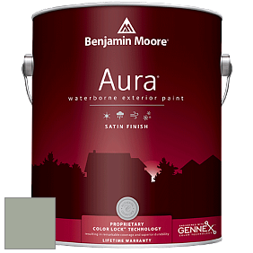 Benjamin Moore Aura 631 Waterborne Exterior Satin Finish краска цвет AF-470 
