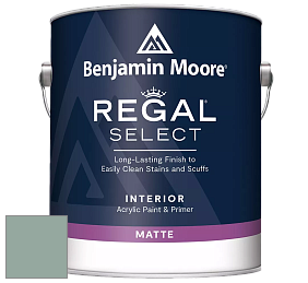 Benjamin Moore 548 IRegal Select Interior Paint - Matte краска цвет 704 Del Mar Blue