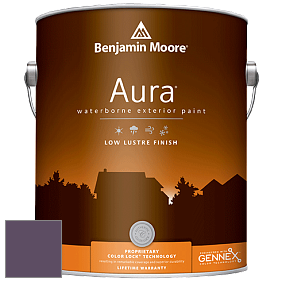 Benjamin Moore Aura 634 Waterborne Exterior Low Lustre Finish краска цвет 1386 Purple Rain