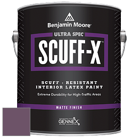 Benjamin Moore 484 Ultra Spec SCUFF-X Interior Matte Finish краска цвет 1379 Eggplant