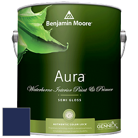 Benjamin Moore Aura 528 Waterborne Interior Semi-gloss Finish краска цвет RAL 5013 