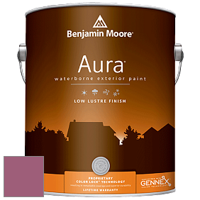 Benjamin Moore Aura 634 Waterborne Exterior Low Lustre Finish краска цвет 1356 Fashion Rose